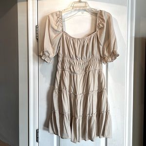 Great Condition Cream/Tan Dress